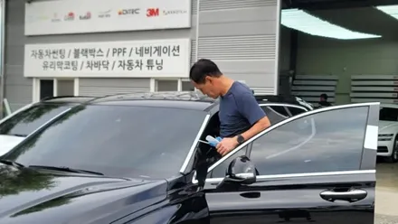 싼타페 썬팅 이걸로 받길 잘했네요 / 하남 풍산동