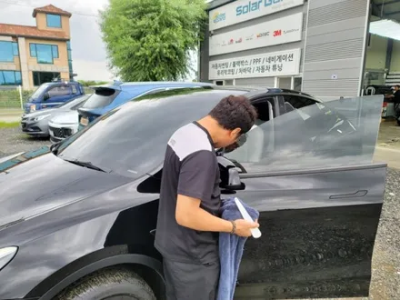 하남 근처 테슬라 모델 Y 올바른 썬팅 후기 / 하남 풍산동
