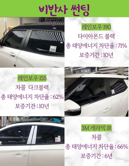 남양주 썬팅 투싼 3m CIR 썬팅 넘사벽! / 하남 풍산동
