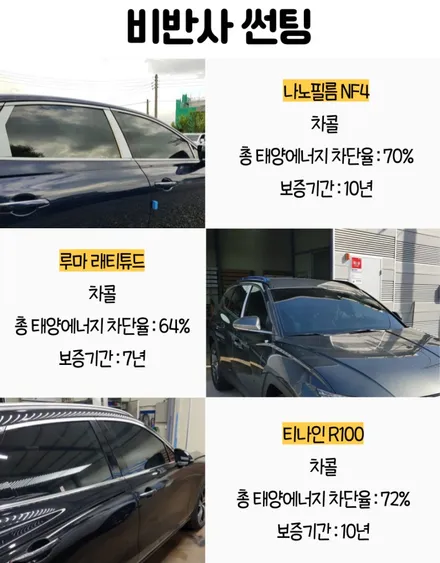 남양주 썬팅 올뉴쏘렌토 가격 후기 공유 / 하남 풍산동