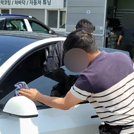 테슬라 주가보다 놀라온 테슬라 모델3 썬팅 퀄리티 장난 아니죠 / 하남 풍산동
