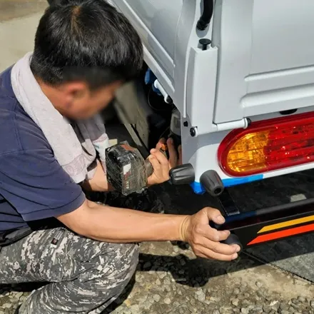 [현대 포터2] 보조범퍼 장착으로 화물차 후방 안전하게 보호하세요! / 하남 풍산동
