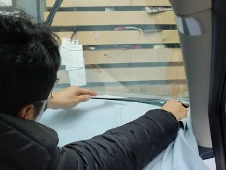 신형 카니발 썬팅 티나인R100 윈도 틴팅 추천드릴게요 / 하남 풍산동