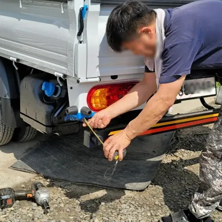 [현대 포터2] 보조범퍼 장착으로 화물차 후방 안전하게 보호하세요! / 하남 풍산동