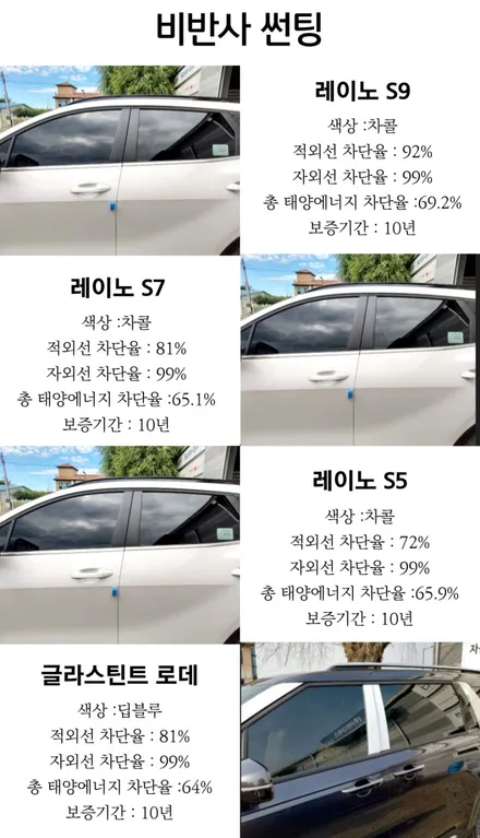 기아, 진화한 소형차 레이 윈도틴팅 작업 후기 / 하남 풍산동