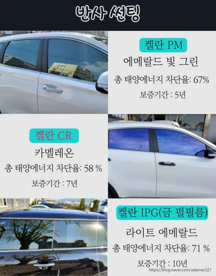 강동 썬팅 레인보우 v90 토레스 썬팅 가격 / 하남 풍산동