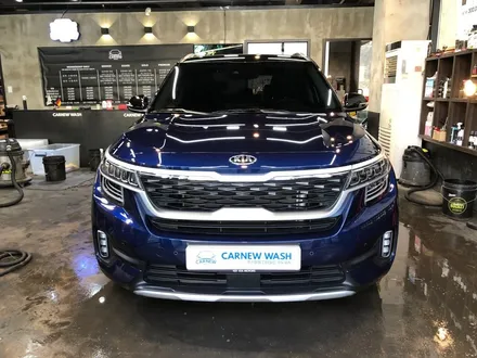 김포버블스팀세차 카뉴워시 김포본점 기아 셀토스 프로텍터 신차유리막코팅으로 광택코팅 효과를 업! / 경기 김포 양촌