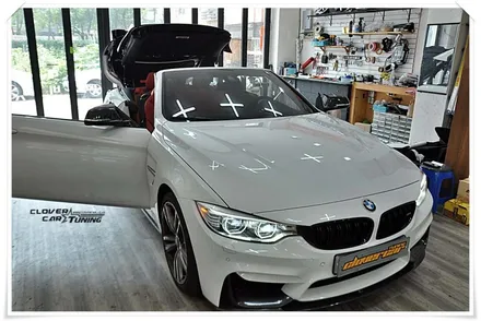 bmw428i컨버터블 파인드라이브T11 1채널블랙박스 장착시공작업 입니다 / 안산 상록구