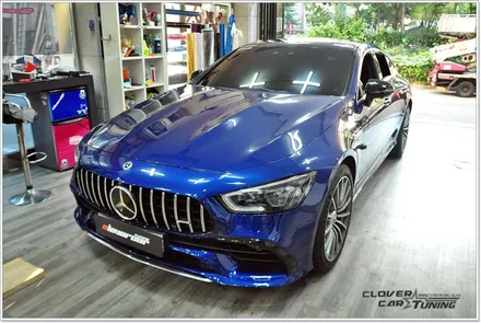 벤츠AMG GT4 Gt43전체랩핑+풀PPF시공 에이버리 레드크롬전체랩핑 및 나노커버 풀PPF시공 [ 안산랩핑 ] 입니다. / 안산 상록구