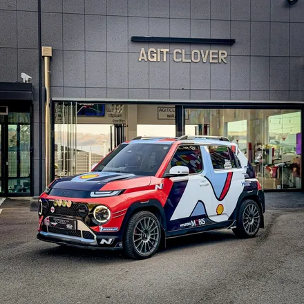 캐스퍼 실사랩핑 WRC 스타일 레이싱데칼 전체랩핑 시공 │ 캐스퍼N 디자인 광고랩핑 아지트클로버랩핑 [화성/남양] / 경기 화성 남양