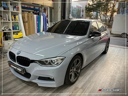 bmw 320d전체랩핑 3m2080 유광쿨그레이전체래핑 [ 안산랩핑 ] 시공 입니다 / 안산 상록구