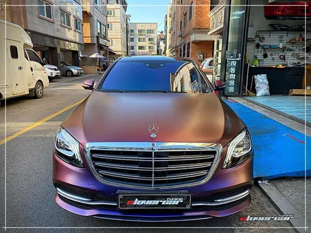 벤츠s350d전체랩핑 에이버리데니슨 카멜레온랩핑 사틴로어링썬더 전체래핑 [ 안산랩핑 ] 입니다 / 안산 상록구