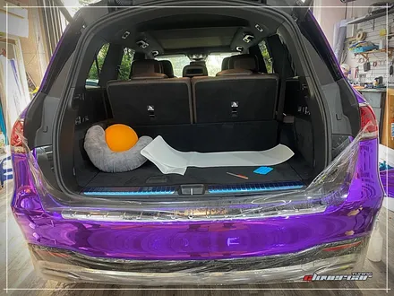 벤츠GlS580전체랩핑 에이버리 바이올렛퍼플크롬 전체래핑+앞뒤범퍼 본넷 나노커버ppf 시공 [ 안산랩핑 ] / 안산 상록구