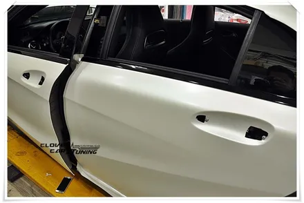 벤츠A200 #3m사틴펄화이트 #SatinpearlWhite #Wrapping #전체랩핑 [안산랩핑]작업 입니다. / 경기 화성 남양