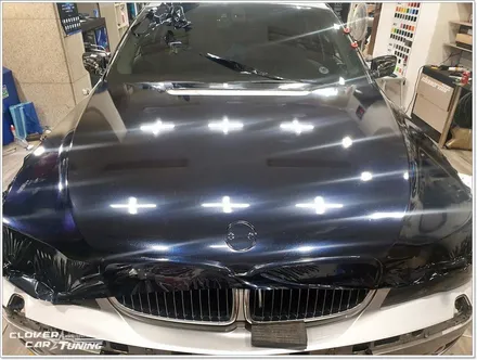 BMW 740li전체랩핑 3m1080 유광 미드나잇블루 전체랩핑 시공 [ 안산랩핑 ] 입니다. / 안산 상록구
