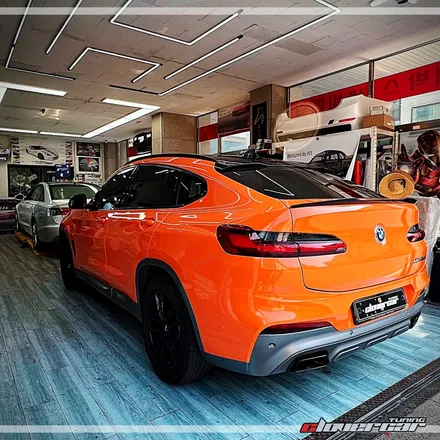 안산랩핑 아지트클로버카 에서 BMW X4 M40i, 3M 번트오렌지 랩핑 시공 후기 / 안산 상록구