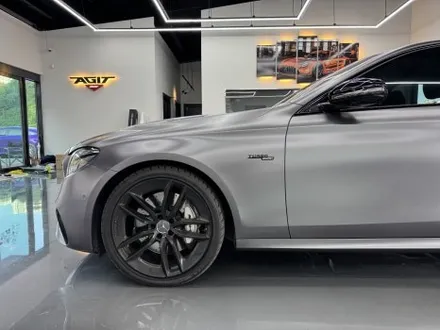 화성 자동차랩핑 벤츠 E53 AMG 3M 사틴다크그레이 전체랩핑 시공 후기 / 경기 화성 남양