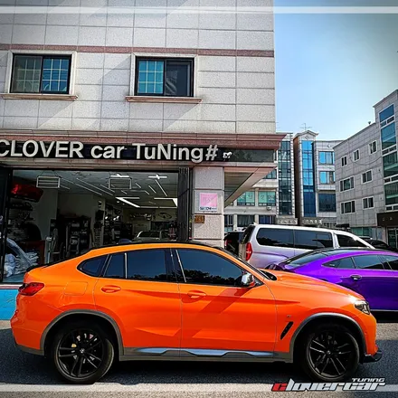 안산랩핑 아지트클로버카 에서 BMW X4 M40i, 3M 번트오렌지 랩핑 시공 후기 / 안산 상록구