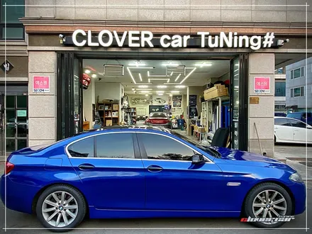 bmw 528i전체랩핑 3m2080 유광딥블루메탈릭 전체래핑 시공 [ 안산랩핑 ] 입니다 / 안산 상록구