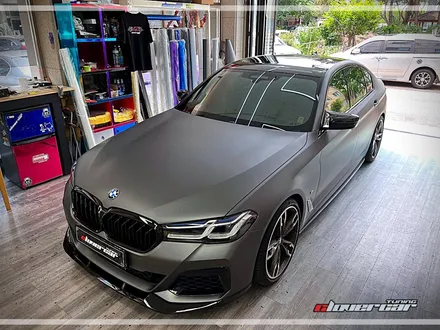 안산 랩핑 bmw m550i 아지트 클로버 에서 전체랩핑 시공 했어요! / 안산 상록구
