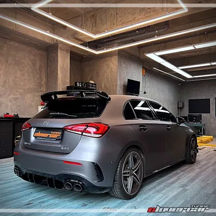 안산 랩핑 벤츠 A45 AMG, 아지트클로버카 에서 전체랩핑 시공 완료! / 안산 상록구