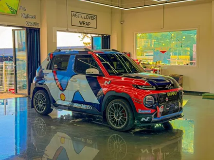 캐스퍼 실사랩핑 WRC 스타일 레이싱데칼 전체랩핑 시공 │ 캐스퍼N 디자인 광고랩핑 아지트클로버랩핑 [화성/남양] / 경기 화성 남양
