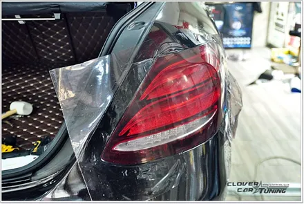 벤츠 W213 E300전체랩핑 3m 유광엠버블랙전체랩핑 및 e63amg범퍼교체 크롬죽이기랩핑 [안산랩핑] 시공입니다 / 안산 상록구