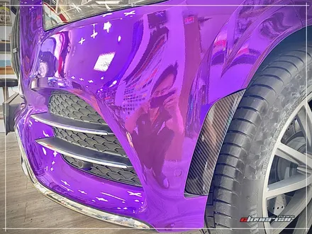 벤츠GlS580전체랩핑 에이버리 바이올렛퍼플크롬 전체래핑+앞뒤범퍼 본넷 나노커버ppf 시공 [ 안산랩핑 ] / 안산 상록구