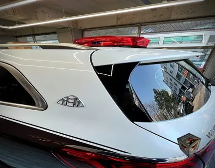안산 랩핑샵 벤츠 gls600마이바흐 아지트클로버카 에서 전체랩핑.듀오톤.코치라인 시공 했어요! / 안산 상록구