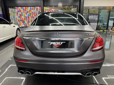 화성 자동차랩핑 벤츠 E53 AMG 3M 사틴다크그레이 전체랩핑 시공 후기 / 경기 화성 남양