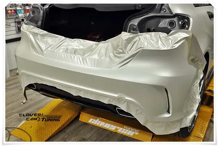 벤츠A200 #3m사틴펄화이트 #SatinpearlWhite #Wrapping #전체랩핑 [안산랩핑]작업 입니다. / 경기 화성 남양