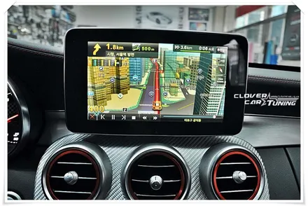 벤츠C43AMG 아이머큐리 CSS3 셋탑네비게이션 미러링 장착 작업 입니다. / 경기 화성 남양