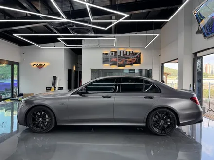 화성 자동차랩핑 벤츠 E53 AMG 3M 사틴다크그레이 전체랩핑 시공 후기 / 경기 화성 남양