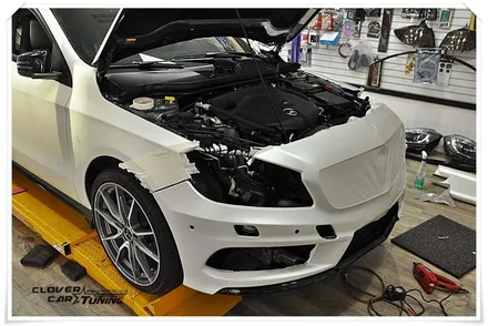 벤츠A200 #3m사틴펄화이트 #SatinpearlWhite #Wrapping #전체랩핑 [안산랩핑]작업 입니다. / 경기 화성 남양