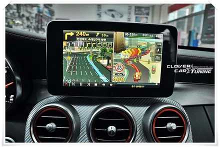 벤츠C43AMG 아이머큐리 CSS3 셋탑네비게이션 미러링 장착 작업 입니다. / 경기 화성 남양
