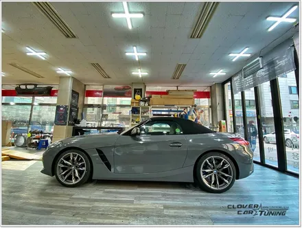 bmw신형z4전체랩핑 z4 m40i 에이버리 유광다크그레이전체랩핑 시공 [ 안산랩핑 ] 입니다. / 안산 상록구