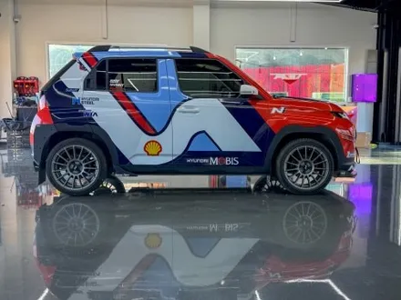 캐스퍼 실사랩핑 WRC 스타일 레이싱데칼 전체랩핑 시공 │ 캐스퍼N 디자인 광고랩핑 아지트클로버랩핑 [화성/남양] / 경기 화성 남양
