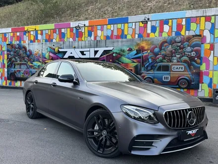 화성 자동차랩핑 벤츠 E53 AMG 3M 사틴다크그레이 전체랩핑 시공 후기 / 경기 화성 남양