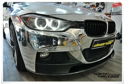 BMW F30 320D 에이버리 실버크롬 전체랩핑 silverchrome Wrapping [안산랩핑 안산크롬랩핑]작업입니다. / 경기 화성 남양