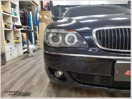BMW 740li전체랩핑 3m1080 유광 미드나잇블루 전체랩핑 시공 [ 안산랩핑 ] 입니다. / 안산 상록구