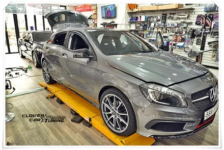 벤츠A200 #3m사틴펄화이트 #SatinpearlWhite #Wrapping #전체랩핑 [안산랩핑]작업 입니다. / 경기 화성 남양