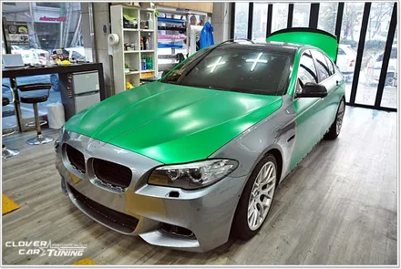 bmw f10 530i전체랩핑 기존랩핑 제거후 3m홀로그램랩핑 플립싸이키델릭전체랩핑 시공 [안산랩핑]입니다. / 안산 상록구