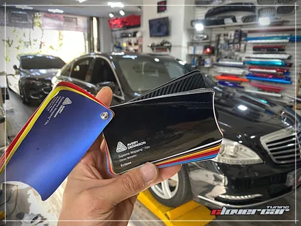 벤츠 S350L랩핑 이클립스메탈릭전체랩핑+실내우드트림랩핑 시공 [ 안산랩핑 ] / 안산 상록구
