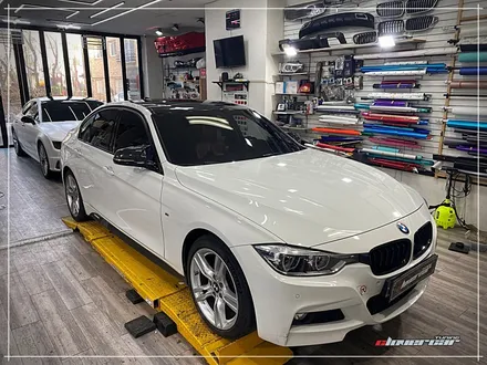 BMW m330i전체랩핑 에이버리 사틴다크바솔트전체래핑 [ 안산랩핑 ] 입니다. / 안산 상록구