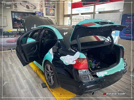 bmw 320d전체랩핑 3m2080 유광쿨그레이전체래핑 [ 안산랩핑 ] 시공 입니다 / 안산 상록구