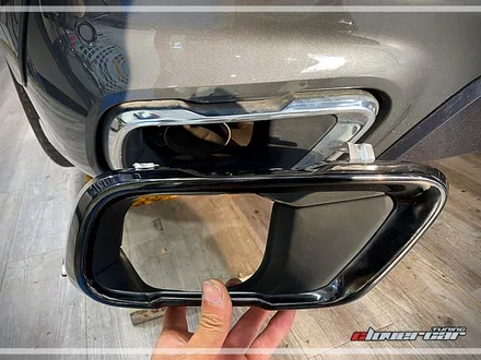 bmw x6전체랩핑 에이버리 티타늄브러쉬드전체래핑.그릴테두리+머플러팁 교체 [ 안산랩핑] / 안산 상록구