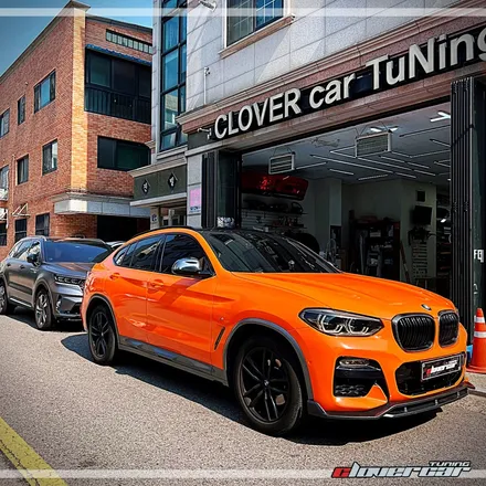 안산랩핑 아지트클로버카 에서 BMW X4 M40i, 3M 번트오렌지 랩핑 시공 후기 / 안산 상록구