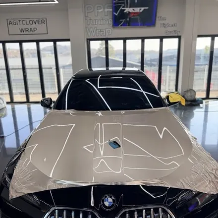 BMW 740i 투톤랩핑 시공 후기｜고광택 다크샴페인골드 듀오톤랩핑 (나이프리스 시공) / 화성랩핑 아지트클로버 / 경기 화성 남양