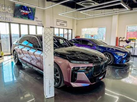 BMW i7 전체 PPF 시공 클리프디자인 + 크롬딜리트 작업기 │ 벨벳 오키드 에디션 화성 안산 수입차 PPF 랩핑 / 경기 화성 남양