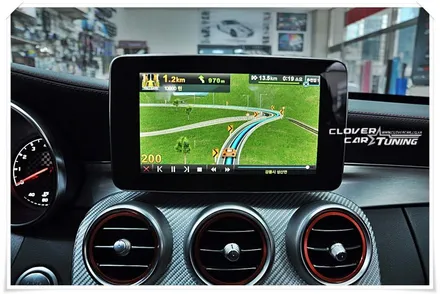 벤츠C43AMG 아이머큐리 CSS3 셋탑네비게이션 미러링 장착 작업 입니다. / 경기 화성 남양